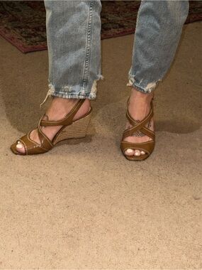 Authentic Used Vintage Prada Wedges 38 SEE ALL PICS